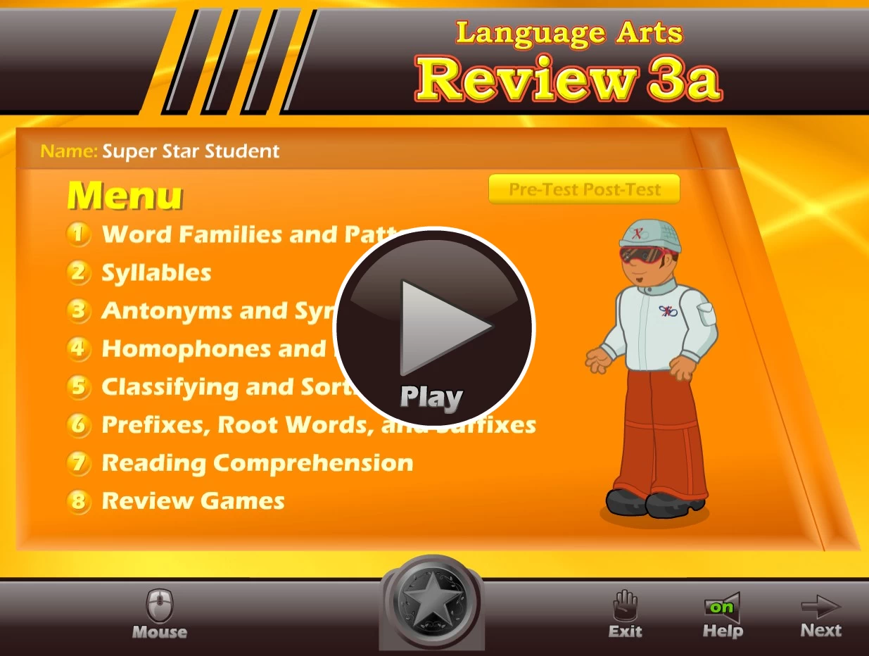 Language Arts Review 3b - Advanced Level II with Sports